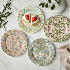 William Morris Dessert & Salad Plates S/4