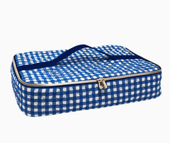 Blue Gingham Casserole Carrier | Free Shipping!