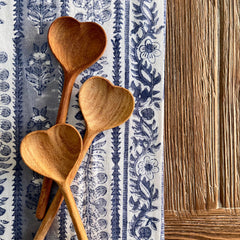 Handmade Heart Spoon Serving Set of 2 | Shipping included!